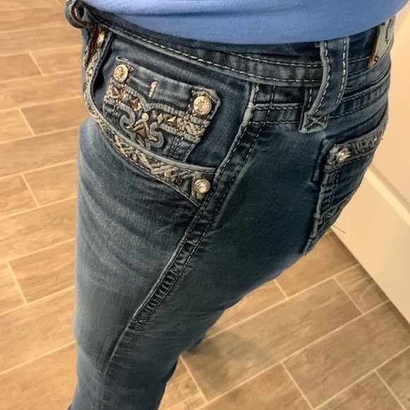 Miss Me Boot Cut Jeans sz 27 - Picture 2 of 5